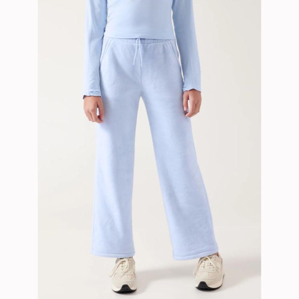 Athleta Girl Feelin' Great Wide Leg Pant "Sea Fog Blue"